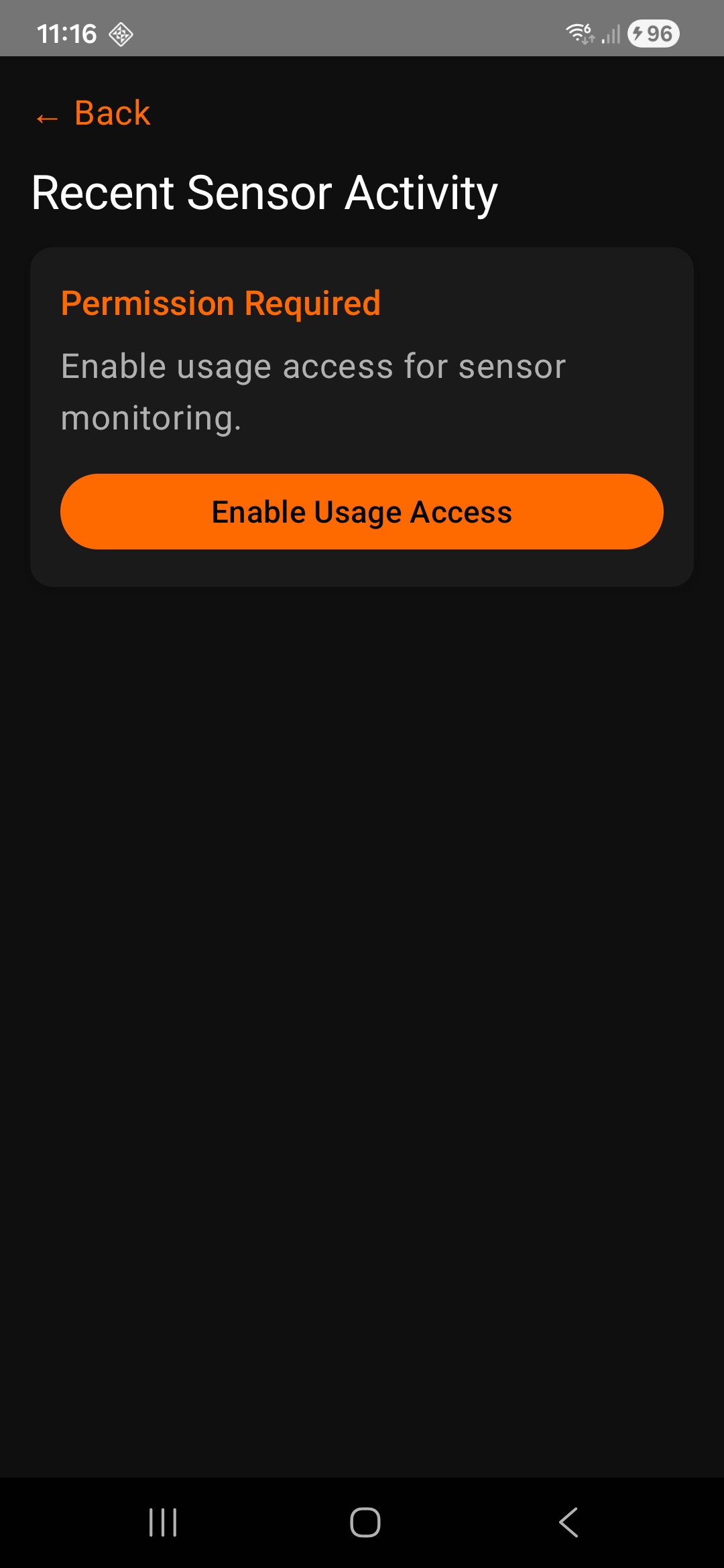 Settings and controls